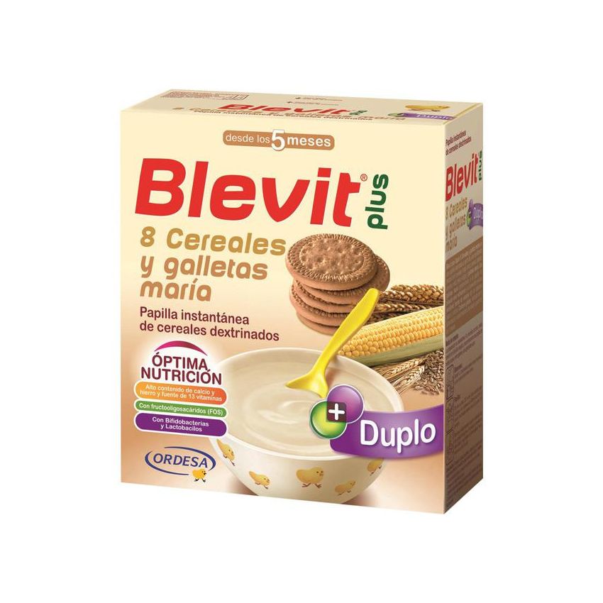 Ordesa Blevit Papilla Plus Instant Duplo De 8 Céréales Galleta Maria