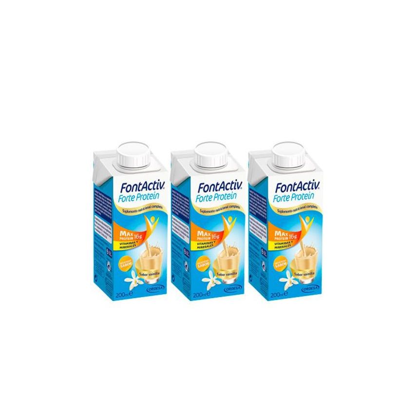 Ordesa Fontactiv Forte Protein Vainilla 3X 200Ml