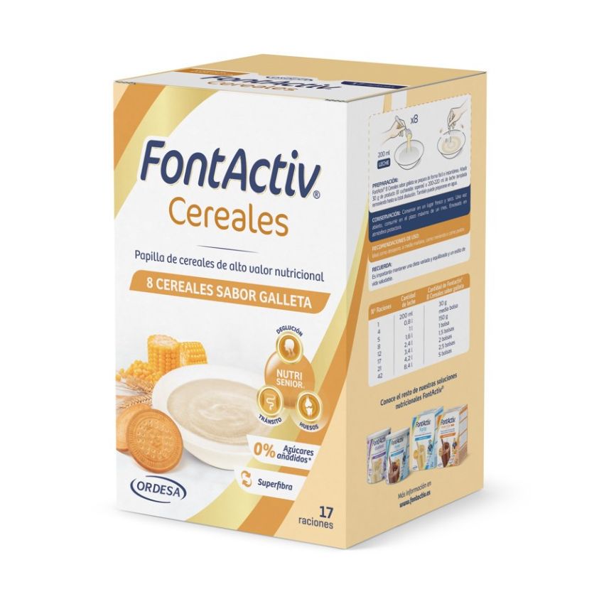Fontactiv 8 Céréales Et Biscuit 500G