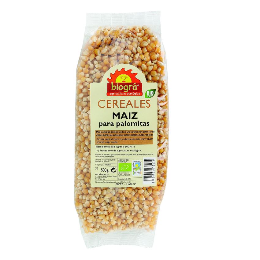 Biográ Maiz En Grano Palomitas 500G Biogra Bio