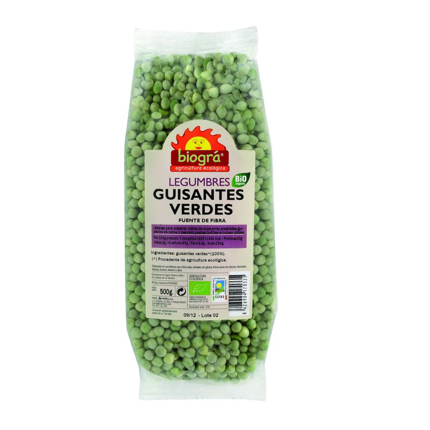 Biográ Guisantes Verdes 500G Biogra Bio