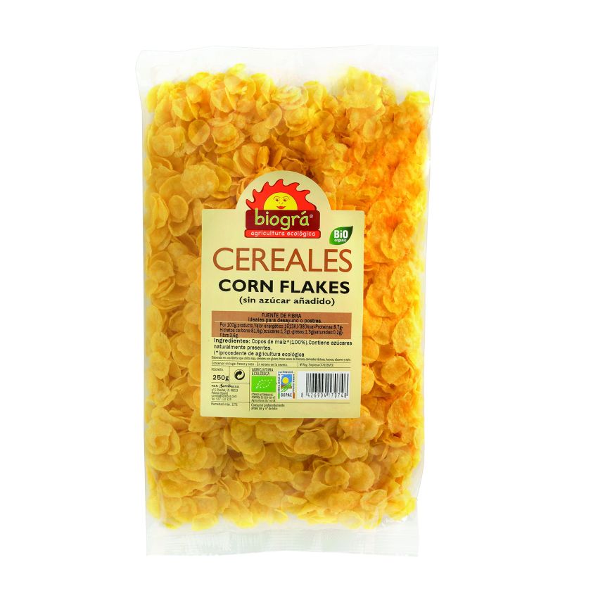 Biográ Corn Flakes S-Azucar Y S-Miel 250G Biogra Bio