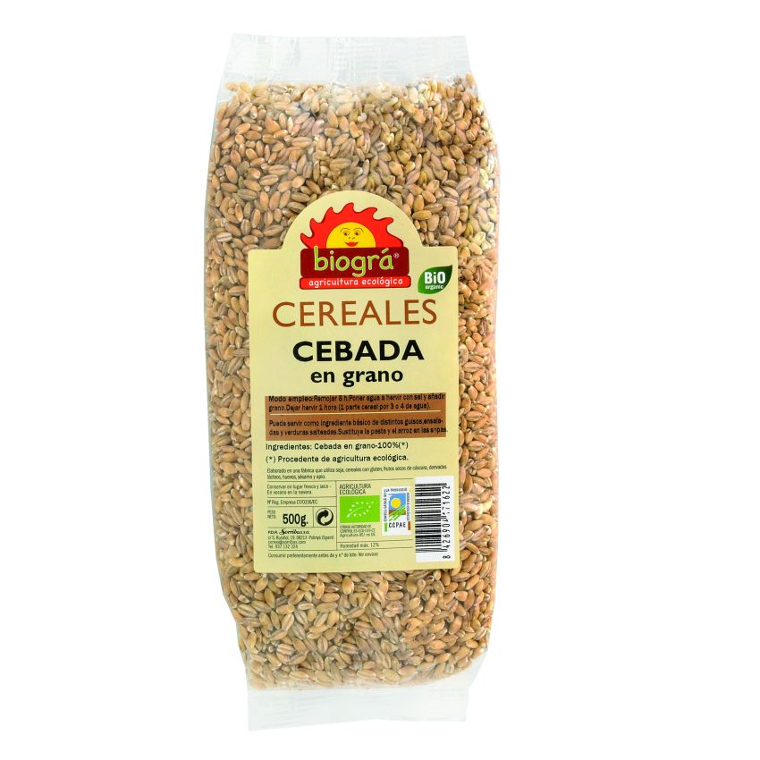 Biográ Cebada En Grano 500G Biogra Bio
