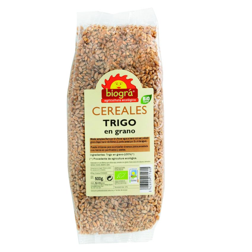 Biográ Trigo En Grano 500G Biogra Bio