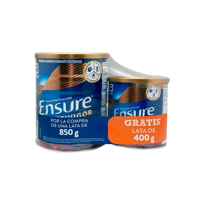 Ensure Nutrivigor Chocolat 850G + 400G Cadeau Gratuit