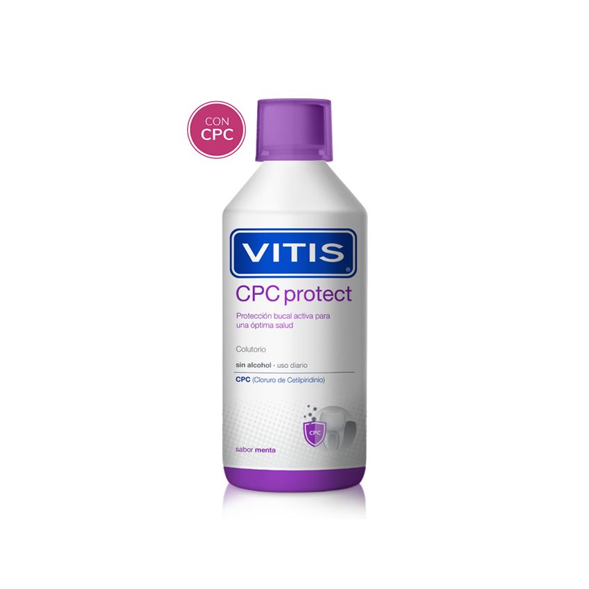 Vitis Cpc Protect Mouthwash 500Ml