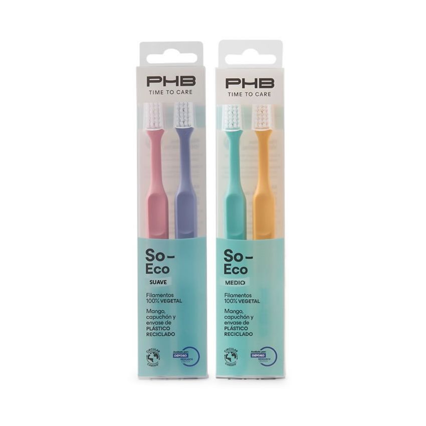 Phb Time To Care Brosse À Dents Moyenne 2 Unités