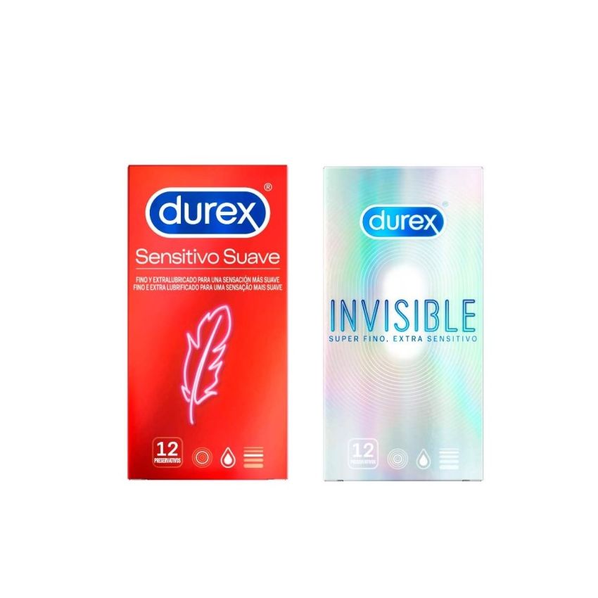 Durex Duplo Sensitive Soft + Invisible