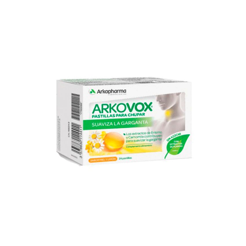 Arkopharma Arkovox Sugar Free Lemon Honey 24 Tablets