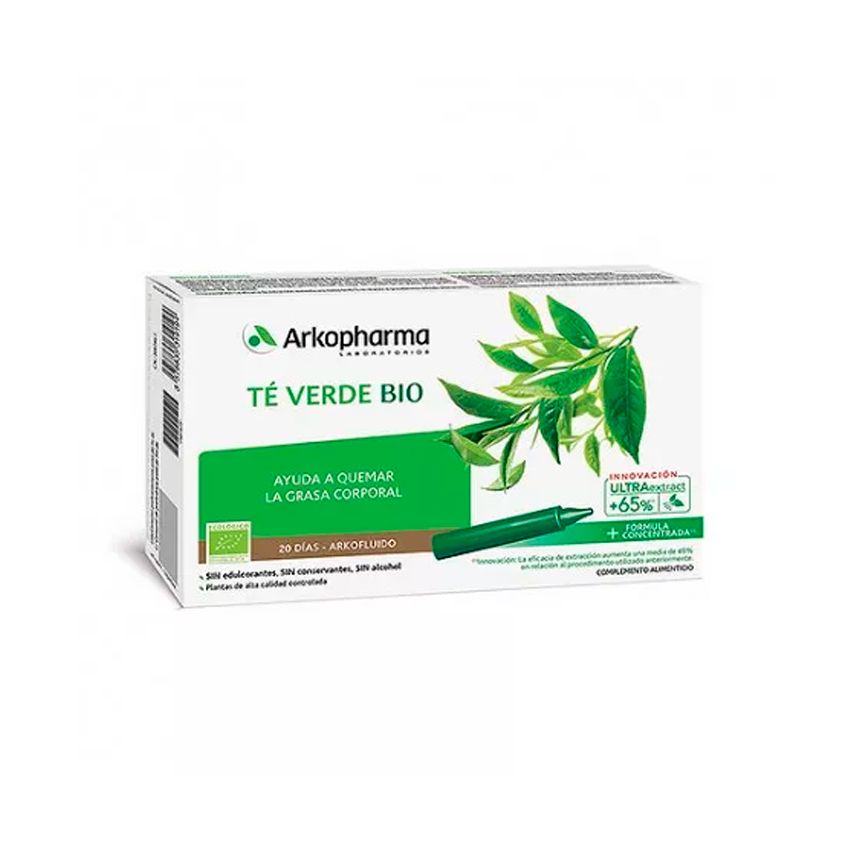 Arkopharma Arkofluido Thé Vert 20 Ampoules