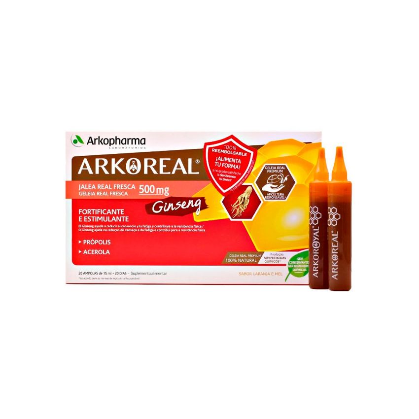 Arkopharma Arkoreal Gelée Royale + Ginseng 20U