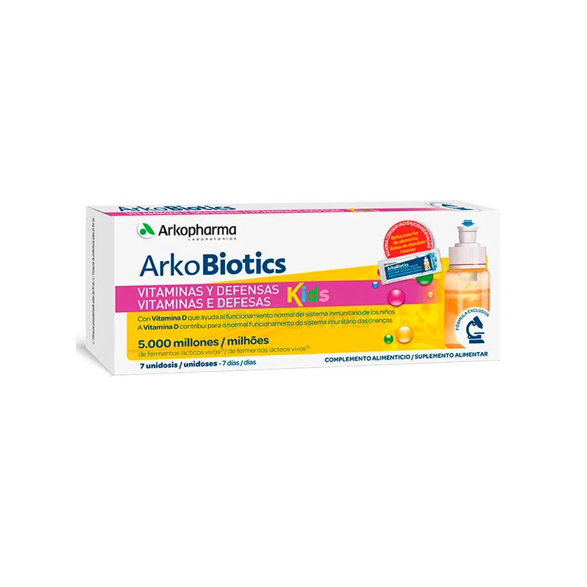 Arkopharma Arkobiotics Vitamine & Défense Enfants 7 Doses