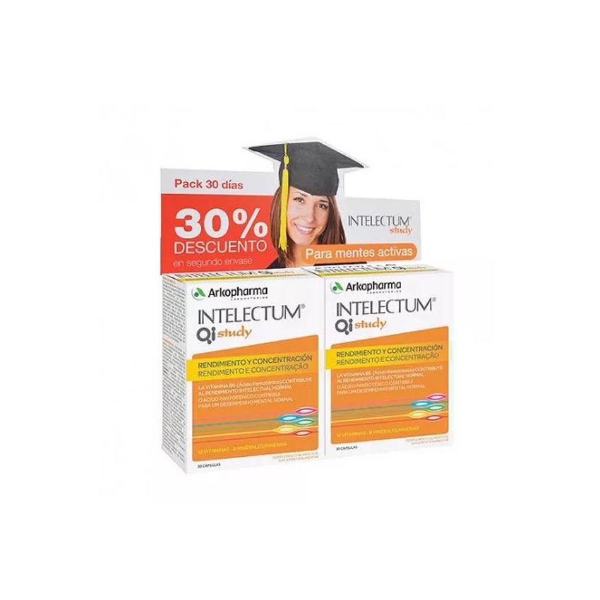 Intelectum Study Pack 2 X 30 Capsules