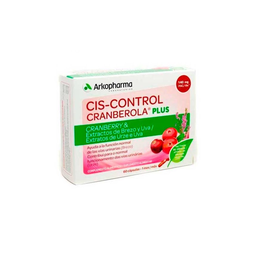 Arkopharma Cranberola Ciscontrol Plus Heather 60 Capsules