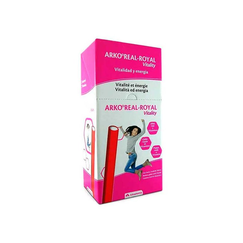 Arkopharma Arkoreal Bâtonnets À La Fraise Vitality Jelly+ Vitamin 50