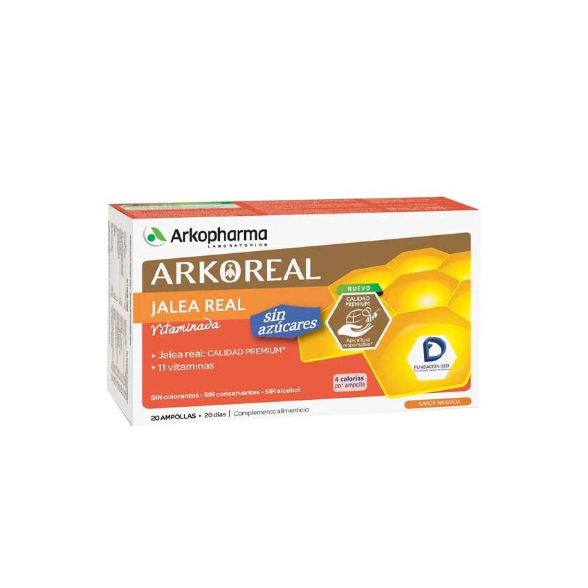 Arkopharma Arkoreal Gelée Légère À Faible Teneur En Sucre 1G 20 Ampoules