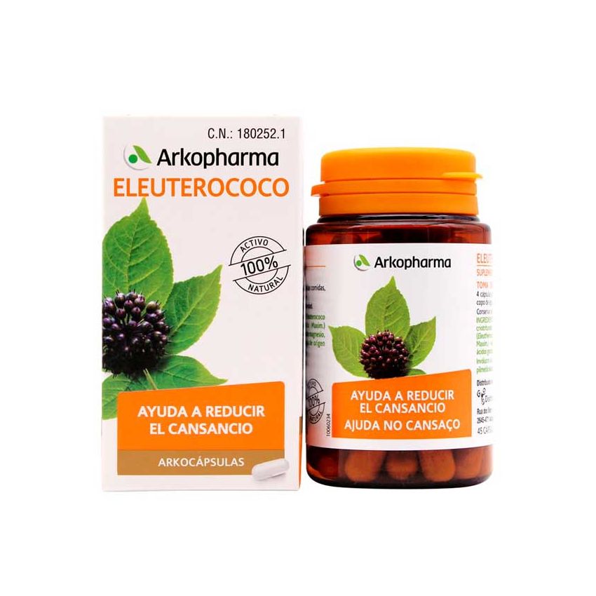 Arkopharma Arkocápsulas Eleutherococcus 45 Capsules
