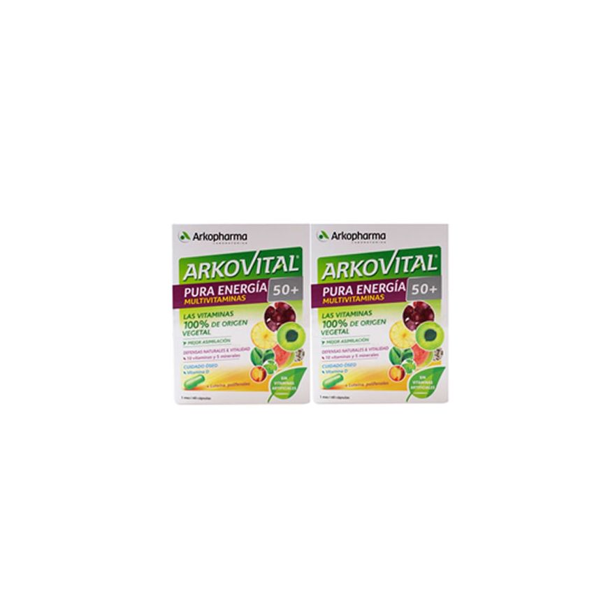 Arkopharma Arkovital Pure Energy Senior 50+ 2X60 Capsules