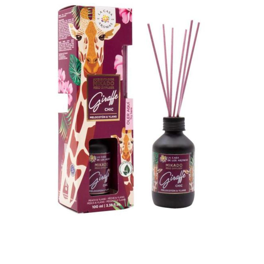 Ambientador Mikado Giraffe Chic #Melocotón & Ylang - 100 Ml