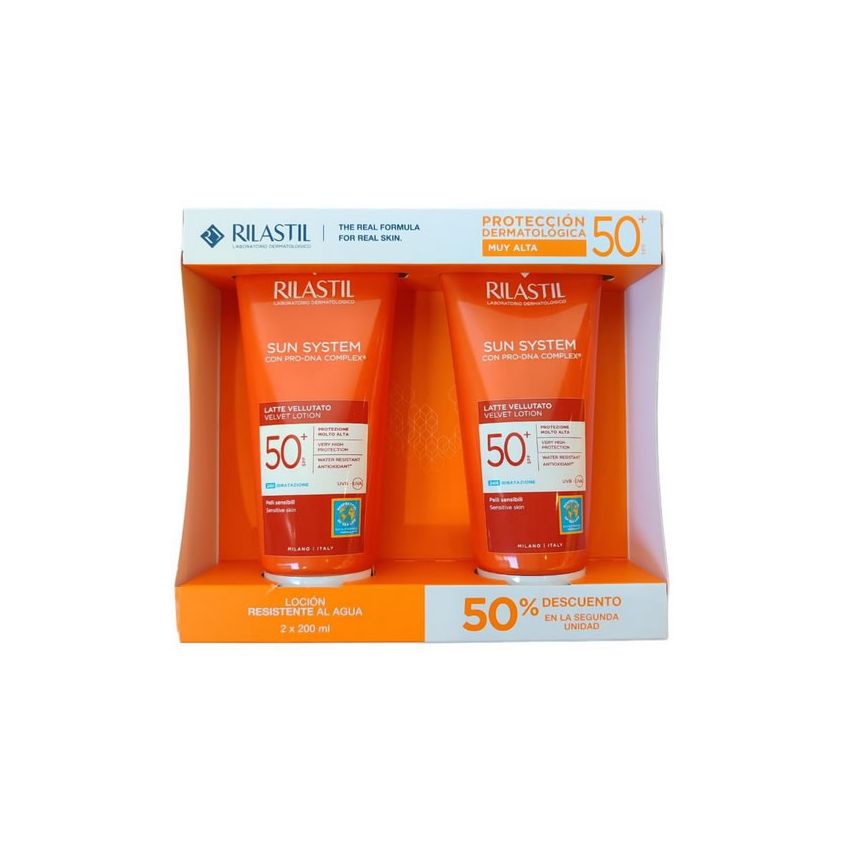 Rilastil Sun System Lotion Velours Spf50+ 2X200Ml