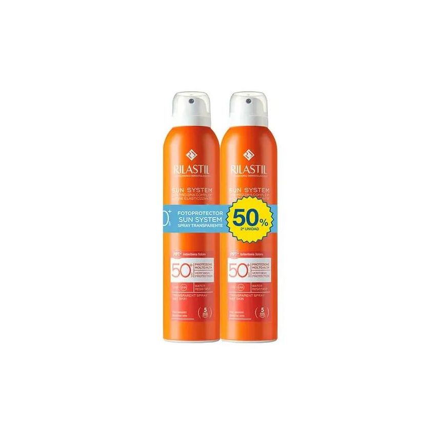 Rilastil Sun System Spray Toucher Sec Spf50 2X200Ml