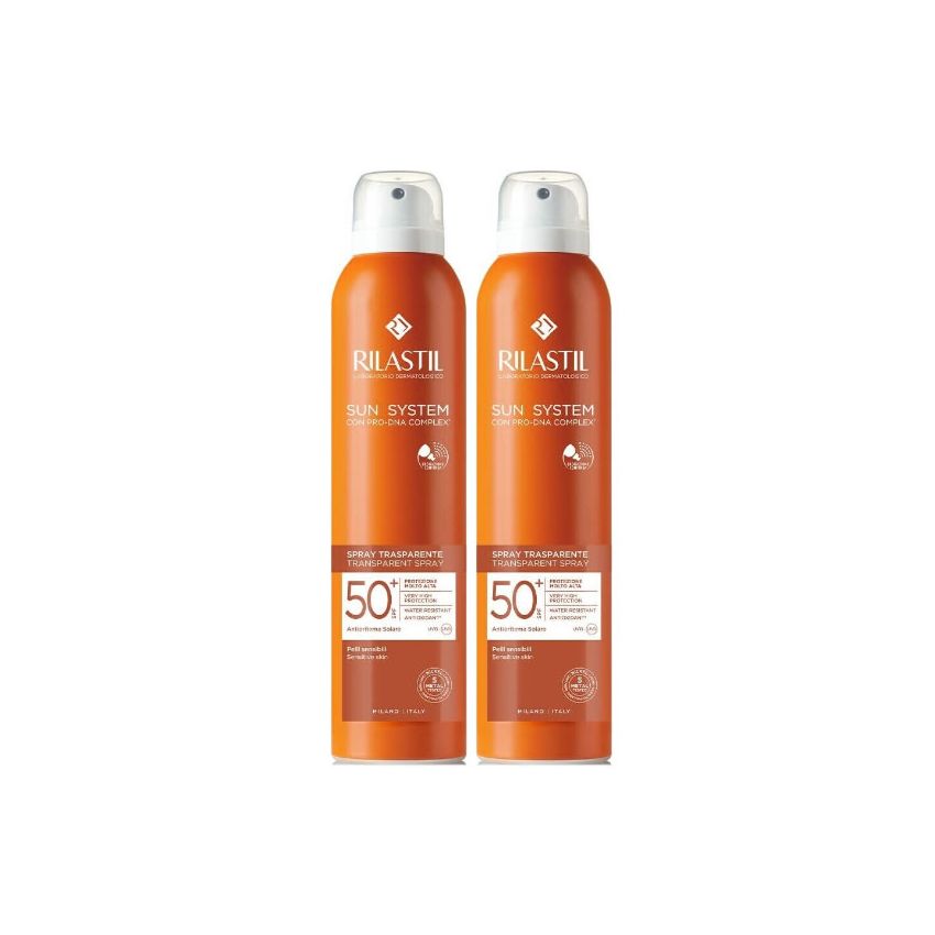 Rilastil Sun System Spray Transparent Spf50+ Duplo 2X200Ml