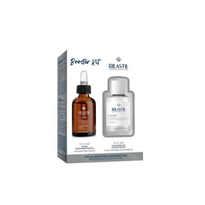 Rilastil Ritual Booster Anti-Taches D-Clar Drops 30Ml+D-Clar Micropeeling Concentrate 30Ml Set 2 Pieces