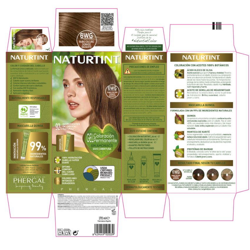 Naturtint - 6Wg-Blond Foncé Doré Éclatant