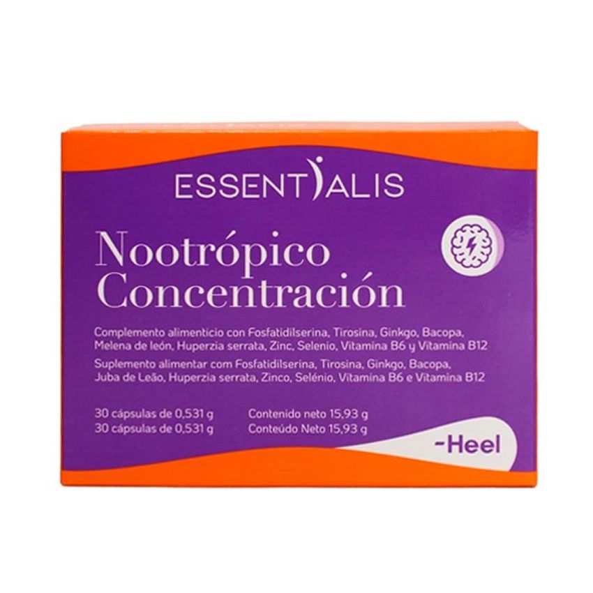 Heel Essentialis Nootropique Concentration 30 Capsules