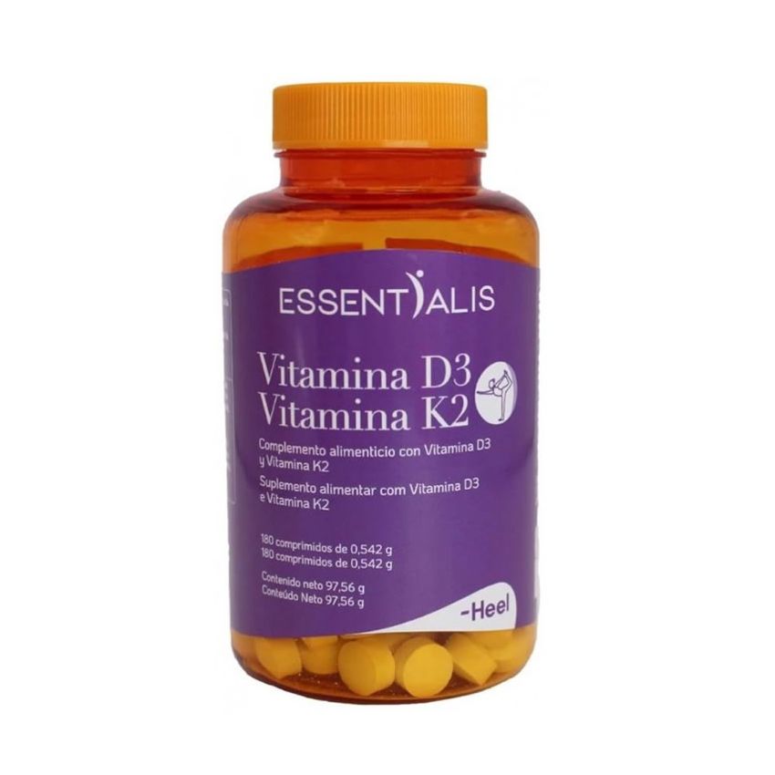 Essentialis Vitamine D3 Vitamine K2 180 Comprimés