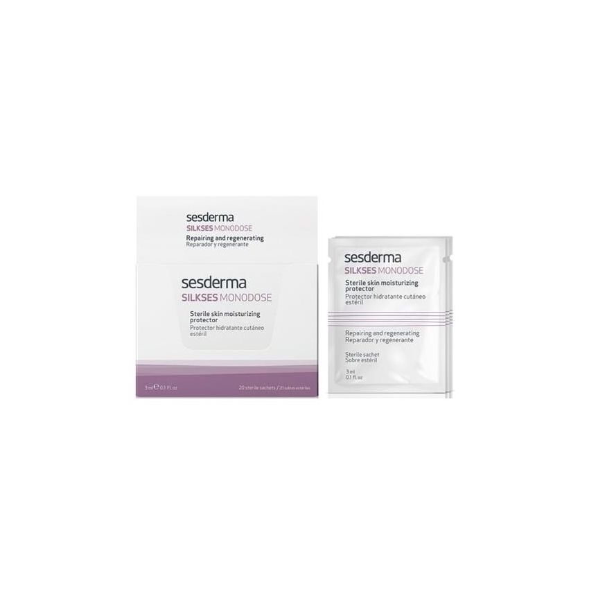 Sesderma Silkses Crème Hydratante Protectrice Pour La Peau 3Ml X 20 Doses Uniques