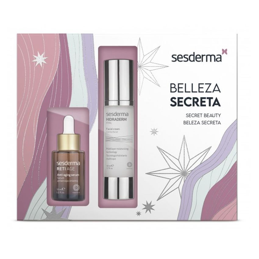 Sesderma Anti-Wrinkle Retiage Liposome Serum 30Ml+Hidraderm Hyal Facial Cream 50 Ml Set 2 Pieces