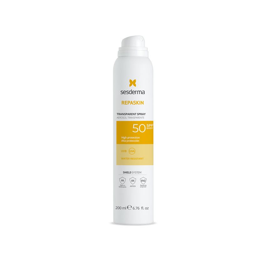 Sesderma Repaskin Aérosol Transparent Spf50 200Ml