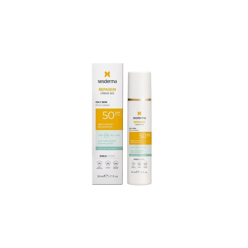 Repaskin Urban 365 Photoprotecteur Peaux Grasses Spf50 - 50 Ml