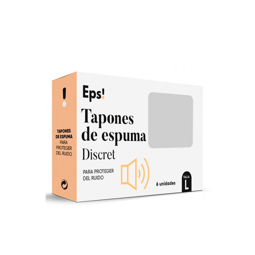 Eps Foam Ear Plugs Discret 6 Units Size L