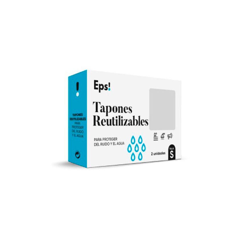 Eps Reusable Ear Plugs Size S 2Uts