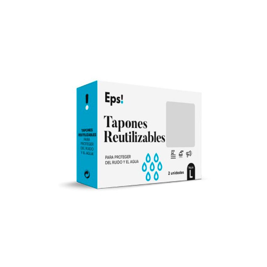 Eps Reusable Ear Plugs Size L 2Uts