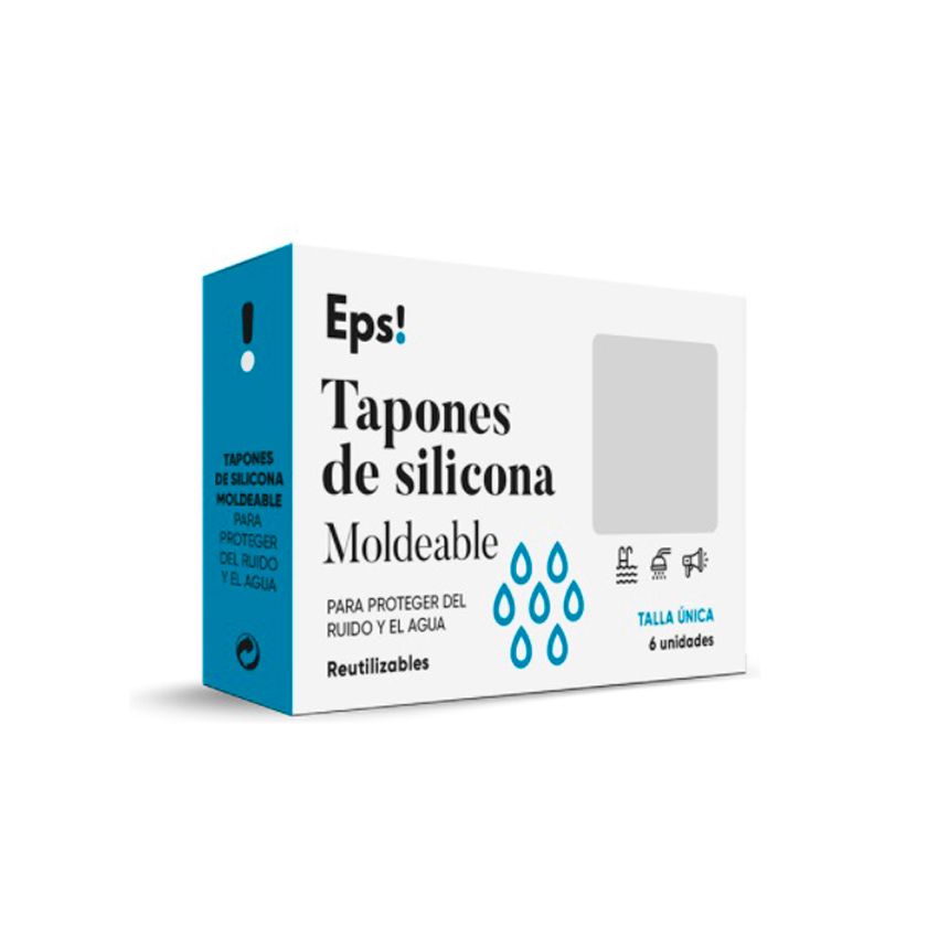 Eps Mouldable Silicone Ear Plugs 6 Units