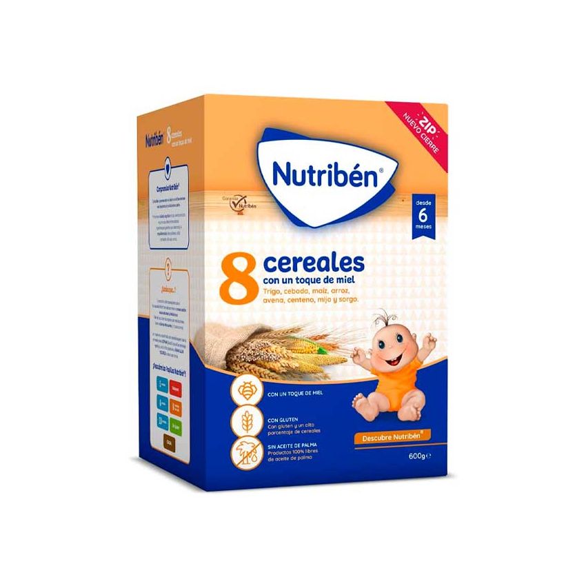 Nutribén 8 Céréales Au Miel 600G
