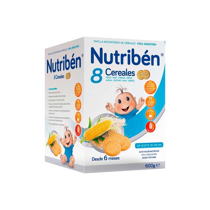 Nutribén 8 Céréales Maria Crackers 600G
