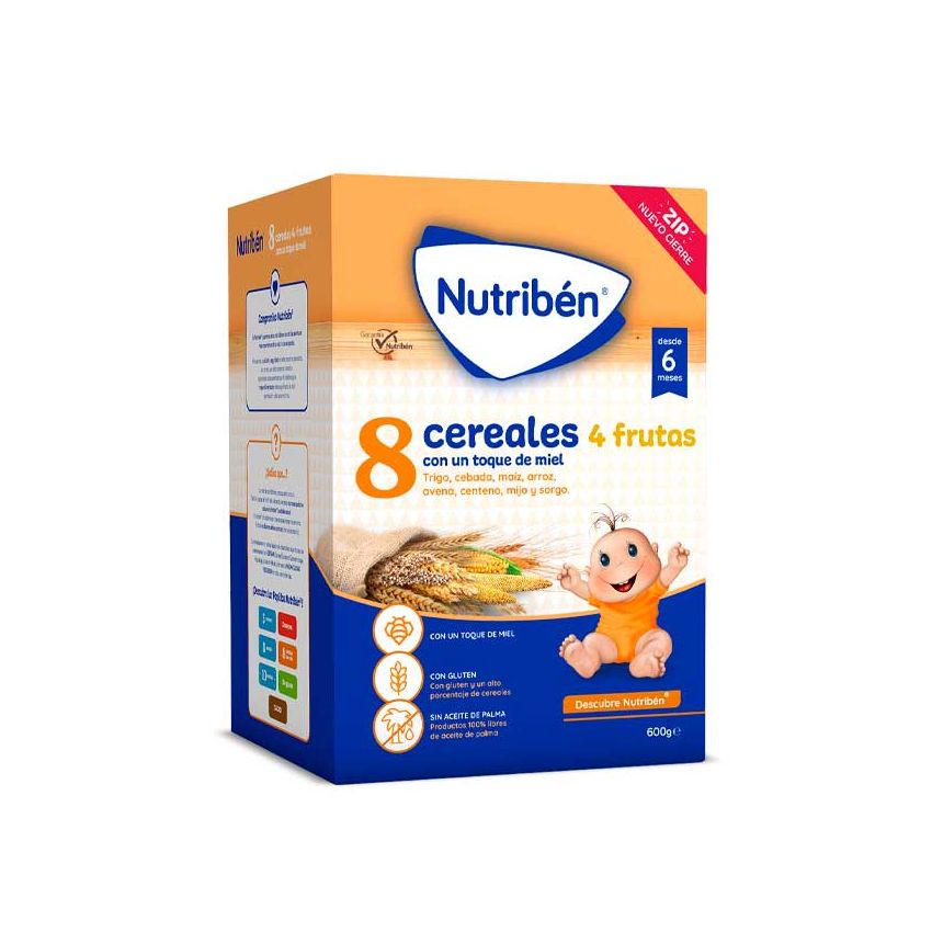 Nutribén 8 Céréales Et Miel 4 Fruits 600G