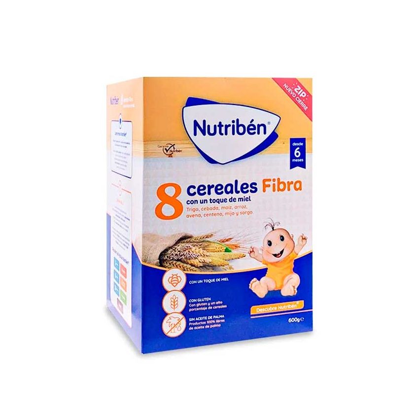 Nutribén 8 Céréales Et Miel Fibre 600G