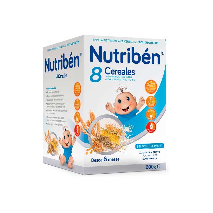 Nutribén Papilla 8 Céréales 600G