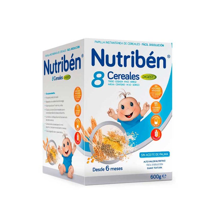 Nutribén Papilla 8 Céréales Digest 600G