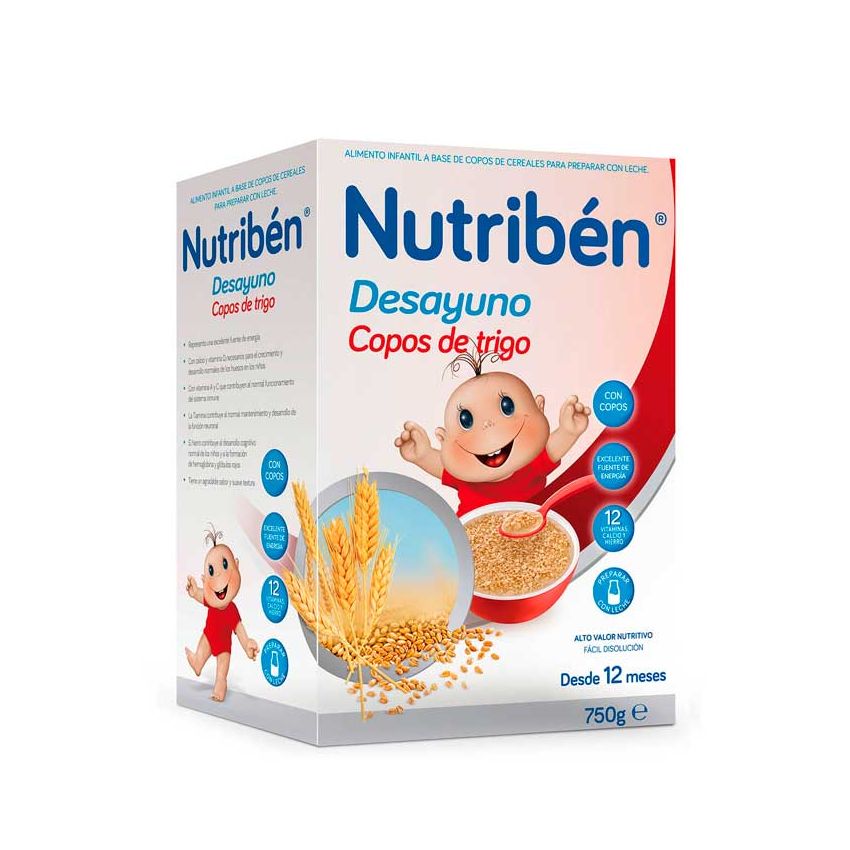 Nutribén Breakfast Wheat Flakes 750G