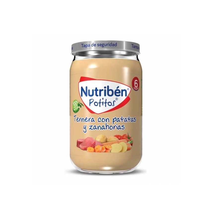Nutribén Potito Boeuf, Pommes De Terre Et Carottes 235G