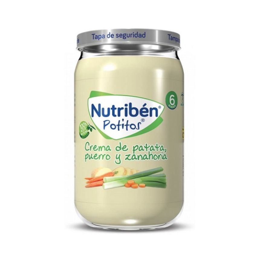 Nutribén Crème De Pomme De Terre, Poireau Et Carotte Pot 235 G