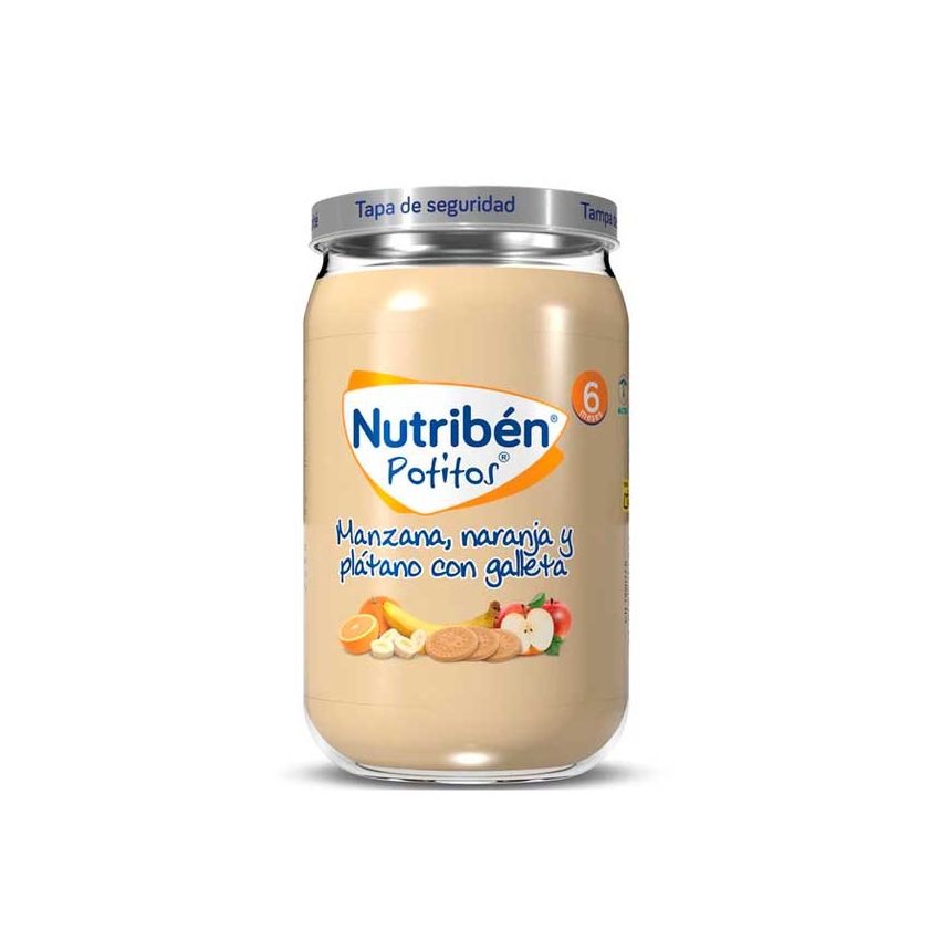 Nutribén Pomme, Orange, Banane, Et Biscuits Potito 235G