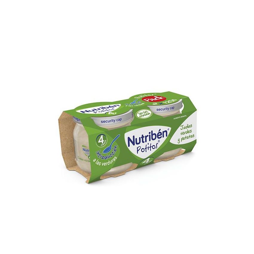Nutriben Nutribén Potito Introducción Bipack Judías Verdes Con Patatas 2X 120G