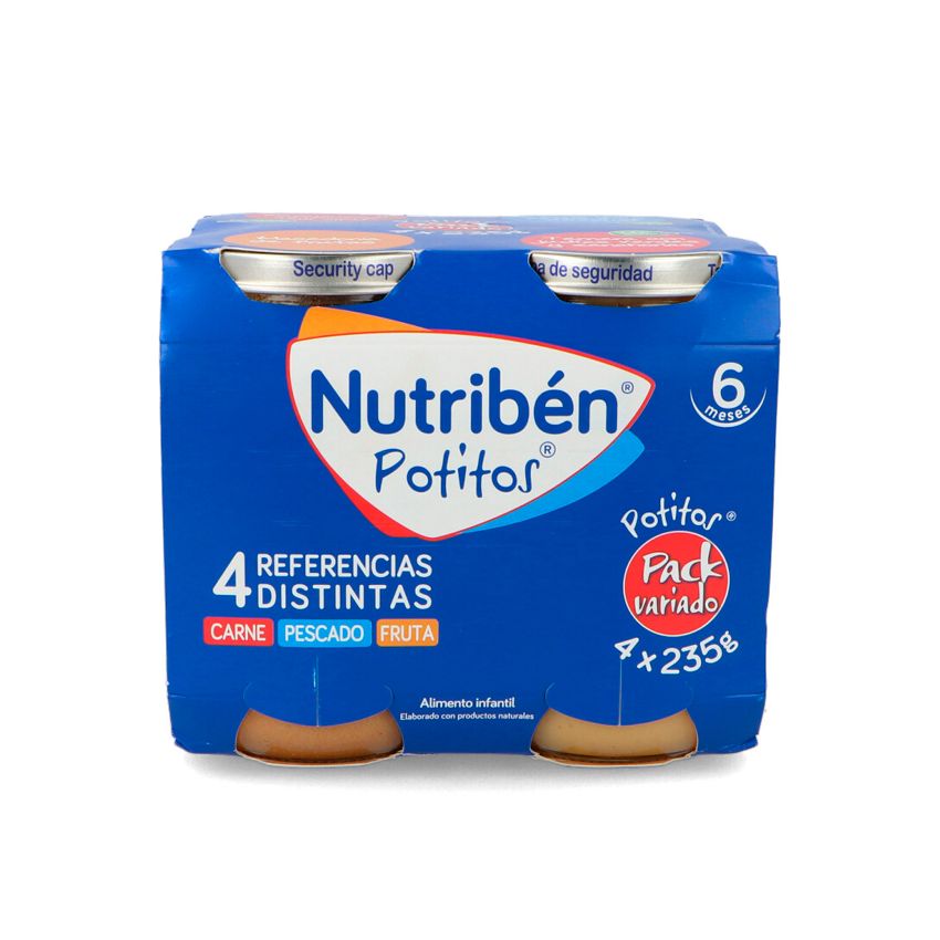 Nutriben Potitos Pack Variado 4X 235G